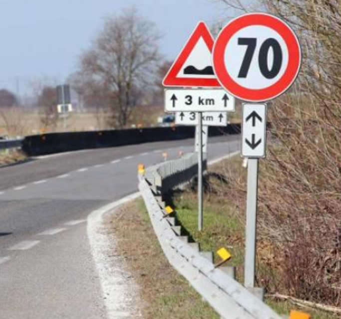 Riduzione velocità strade provinciali