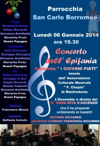 ‘Concerto dell’Epifania’ Ensemble ‘I giovani fiati’