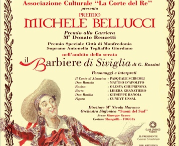 MARTEDI' 5 AGOSTO IL FESTIVAL LIRICO PREMIO "MICHELE BELLUCCI"