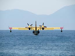 Incendio a Baia dei Faraglioni, in azione un Canadair