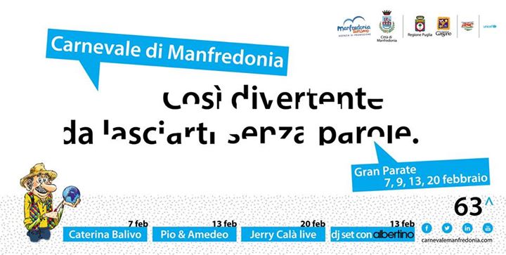 Amarcord del Carnevale questo pomeriggio ore 18 su Manfredonia tv