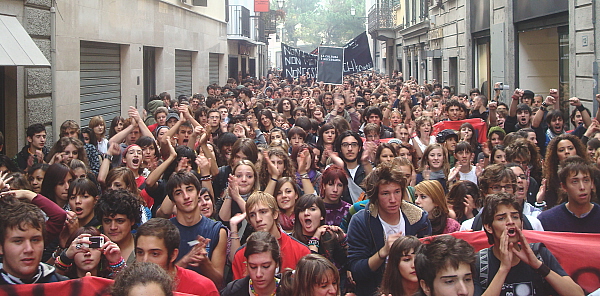 scuola in rivolta