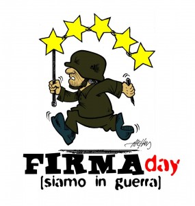 Continua raccolta Firma Day M5 Stelle