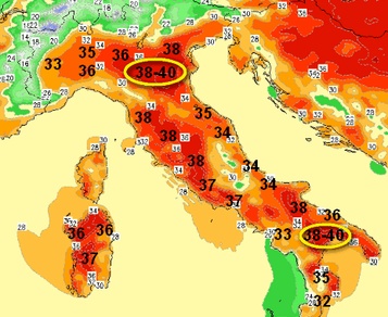 DOMENICA IL PICCO DEL CALDO