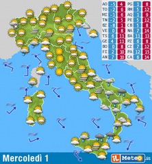 Meteo Capitanata: oggi pioggia e nebbia, domani sole e temperature miti