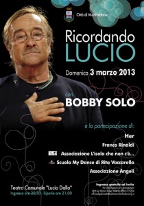 Bobby Solo ed Her a Manfredonia, Riccardi: in ricordo di Lucio