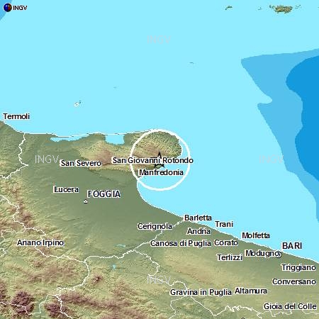 Ancora scosse di terremoto sul Gargano