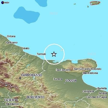 Terremoto sul Gargano