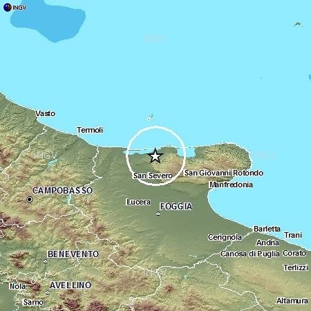 Lieve scossa di terremoto sul Gargano