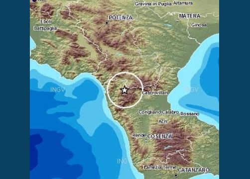 il terremoto in Calabria avvertito anche nel Gargano