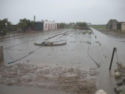 Zapponeta sott´acqua: famiglia isolata