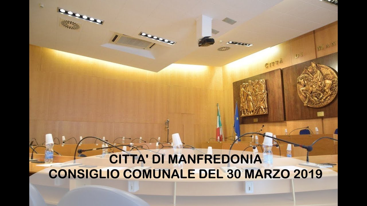 Archivio Consiglio Comunale di Manfredonia del 30 03 2019