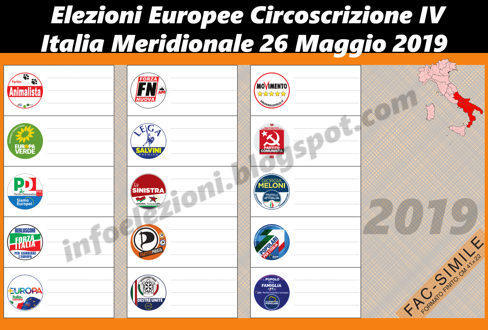 ELEZIONI EUROPEE 2019: GUIDA AL VOTO