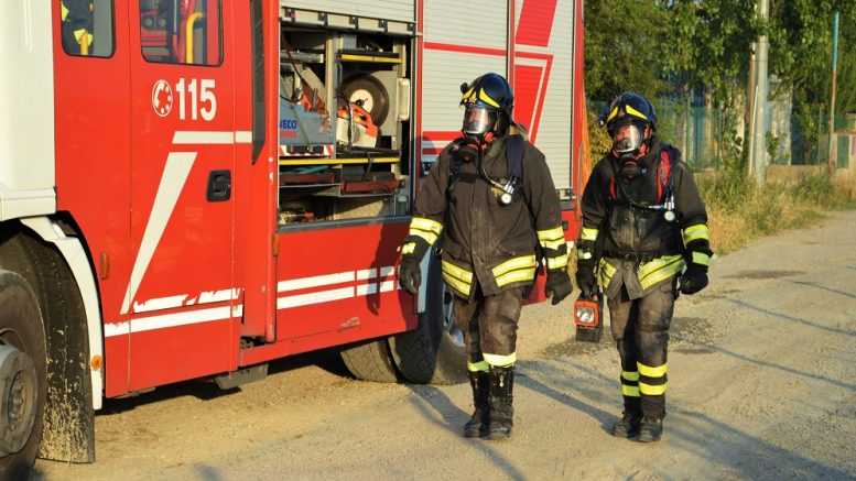 San Giovanni Rotondo: incendio in un capannone di balle di fieno „