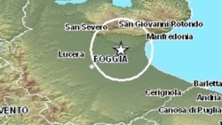 Terremoto Foggia 24 agosto 2019